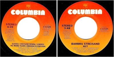 Streisand, Barbra (+ Donna Summer) / No More Tears (Enough Is Enough) (1979) / Columbia 1-11125 (Single, 7&quot; Vinyl)