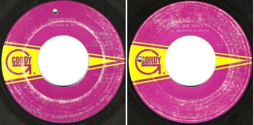 Temptations, The / Cloud Nine (1968) / Gordy G-7081 (Single, 7&quot; Vinyl)