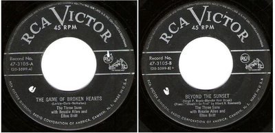 Three Suns, The / The Game of Broken Hearts (1949) / RCA Victor 47-3105 (Single, 7&quot; Vinyl)