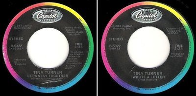 Turner, Tina / Let&#39;s Stay Together (1983) / Capitol B-5322 (Single, 7&quot; Vinyl)