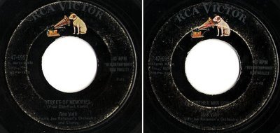 Valli, June / Street of Memories (1957) / RCA Victor 47-6957 (Single, 7&quot; Vinyl)