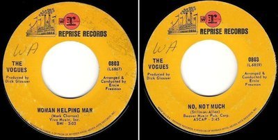Vogues, The / Woman Helping Man (1969) / Reprise 0803 (Single, 7" Vinyl)