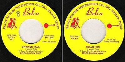 Belco Rhythm Boys / Chicken Talk / Belco B-308 (EP, 7&quot; Vinyl)