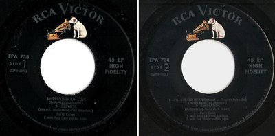 Como, Perry / Relaxing With Perry Como (1956) / RCA Victor EPA-738 (EP, 7&quot; Vinyl)