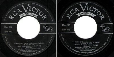 Como, Perry / Sings His Favorite Songs of Worship (1952) / RCA Victor EPA-293 (EP, 7&quot; Vinyl)
