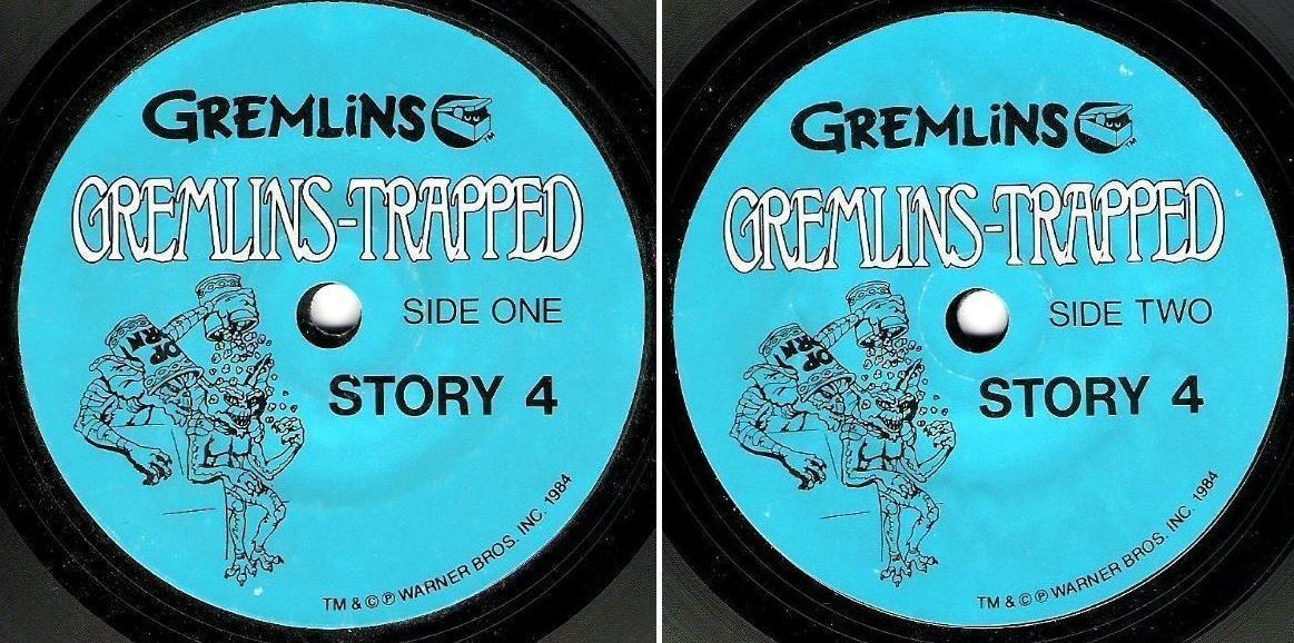 Gremlins / Gremlins-Trapped - Story 4 (1984) / Warner Bros. 4044 (EP, 7" Vinyl)