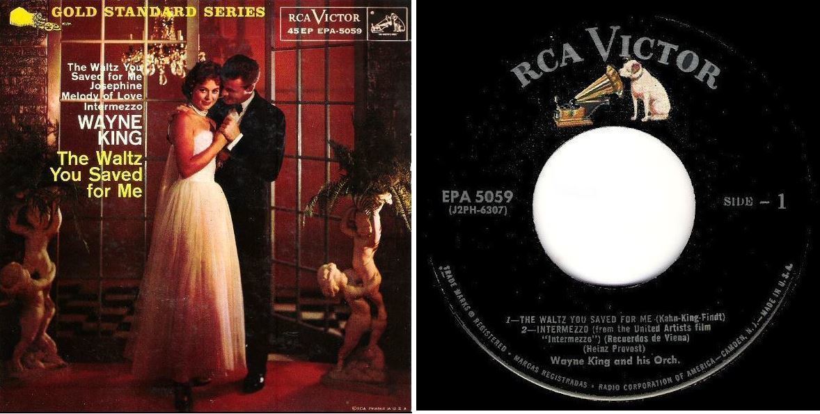 King, Wayne / The Waltz You Saved For Me (1958) / RCA Victor EPA-5059 (EP, 7" Vinyl)