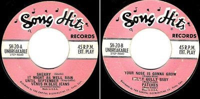 Uncredited Artists / Sherry + 5 (1960&#39;s) / Song Hits SH-20 (EP, 7&quot; Vinyl)