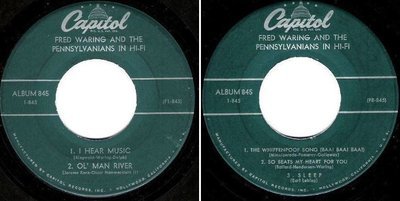Waring, Fred (+ The Pennsylvanians) / In Hi-Fi (1957) / Capitol 1-845 (EP, 7&quot; Vinyl) / Sides 1 + 8