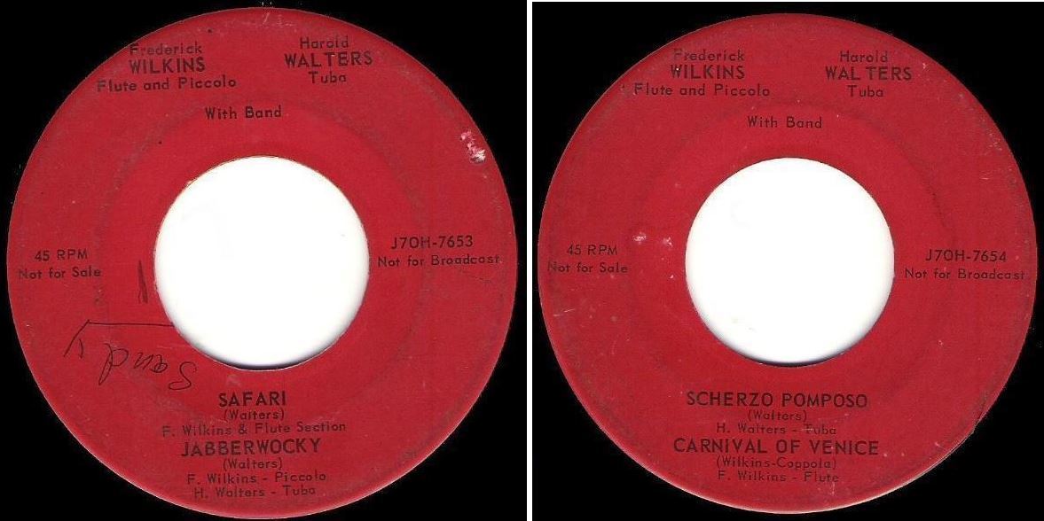 Wilkins, Frederick (+ Harold Waters) / Safari + 3 / J7OH-7653 (EP, 7&quot; Vinyl) / Promo