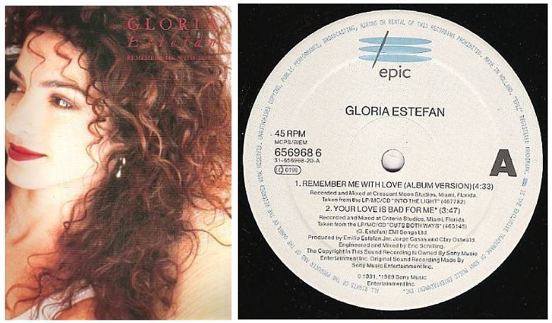 Estefan, Gloria / Remember Me With Love (1991) / Epic 656968 (Single, 12" Vinyl) / Holland
