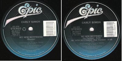 Simon, Carly / My New Boyfriend (Remix) (1985) / Epic 49-05277