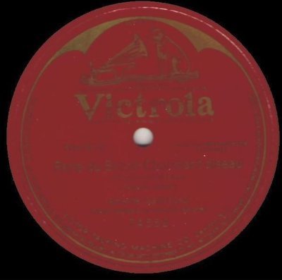 Galli-Curci, Amelita / Perle du Bresil - Charmant oiseau (Thou Brilliant Bird) (1917) / Victrola 74552 (Single, 12&quot; Shellac)