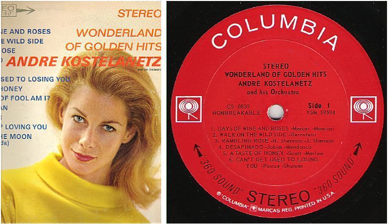 Kostelanetz, Andre / Stereo Wonderland of Golden Hits (1963) / Columbia CS-8839