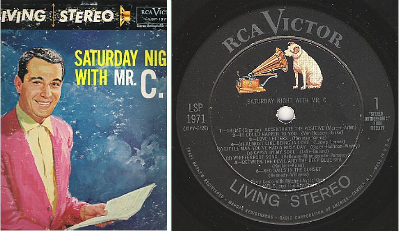 Como, Perry / Saturday Night with Mr. C. (1958) / RCA Victor LSP-1971 (Album, 12" Vinyl)