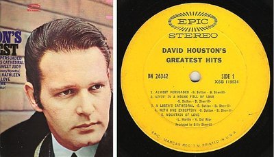 Houston, David / Greatest Hits (1968) / Epic BN-26342