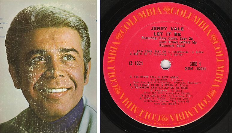 Vale, Jerry / Let It Be (1970) / Columbia CS-1021 (Album, 12" Vinyl)