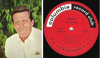 Williams, Andy / Andy (1971) / Columbia Record Club P2M-5023 / Two LP Set