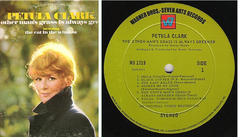 Clark, Petula / The Other Man's Grass Is Always Greener (1968) / Warner Bros. WS-1719 (Album, 12" Vinyl)
