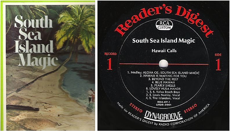Various Artists / South Sea Island Magic (1968) / Reader's Digest RDA 67-A (Album, 12" Vinyl) / 4 LP Box Set