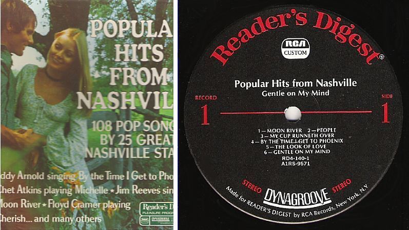 Various Artists / Popular Hits From Nashville (1972) / Reader's Digest RDA 140-A (Album, 12" Vinyl) / 9 LP Box Set