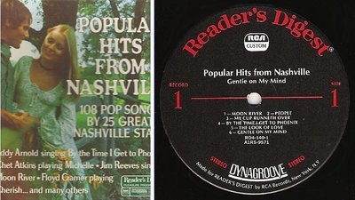 Various Artists / Popular Hits From Nashville (1972) / Reader&#39;s Digest RDA 140-A / Nine LP Box Set