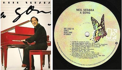 Sedaka, Neil / A Song (1977) / Elektra 6E-102 Sedaka, Neil / A Song (1977) / Elektra 6E-102