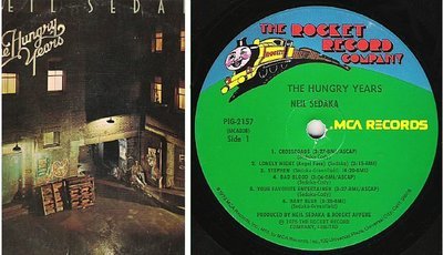 Sedaka, Neil / The Hungry Years (1975) / Rocket PIG-2157