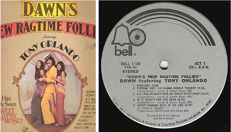 Orlando, Tony (+ Dawn) / Dawn&#39;s New Ragtime Follies (1973) / Bell 1130