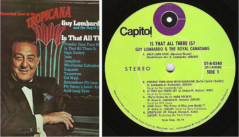 Lombardo, Guy / Is That All There Is? (1969) / Capitol ST-8-0340