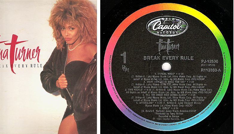 Turner, Tina / Break Every Rule (1986) / Capitol PJ-12530