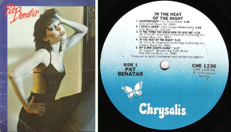 Benatar, Pat / In the Heat of the Night (1979) / Chrysalis CHE-1236 (Album, 12" Vinyl)