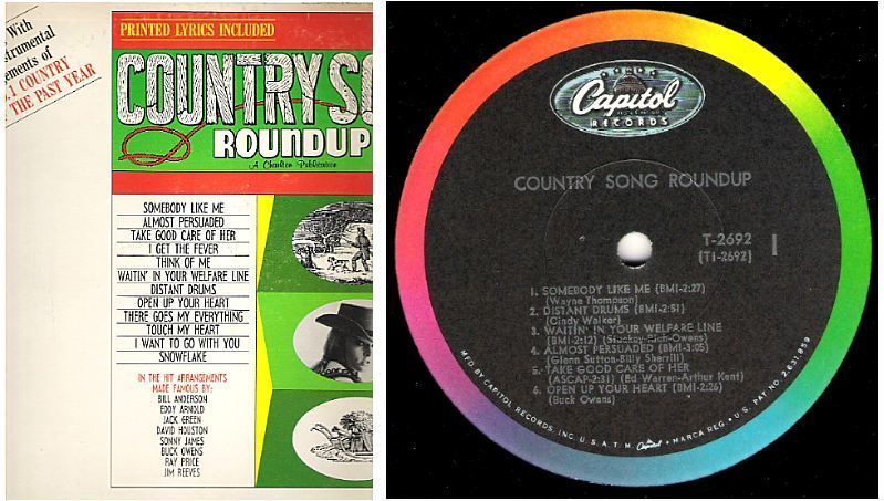 Hughes, Marvin / Country Song Roundup (1967) / Capitol T-2692