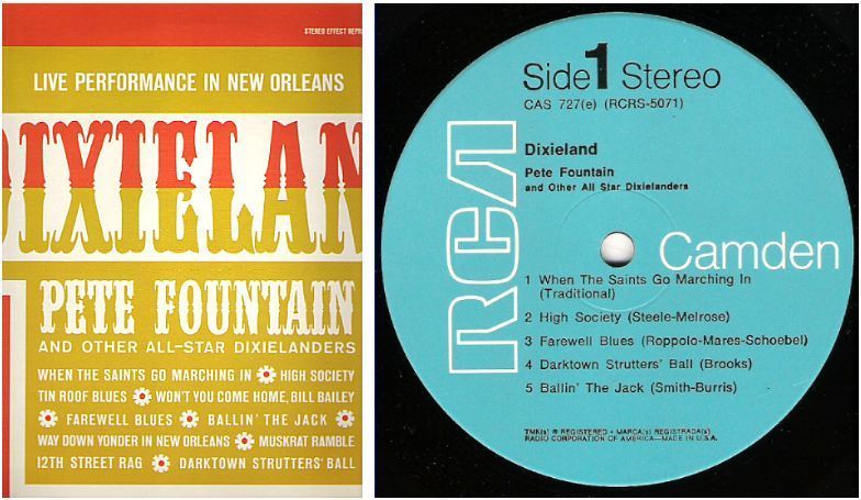 Fountain, Pete / Dixieland (1962) / RCA Camden CAS-727 (Album, 12" Vinyl)