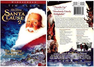 Santa Clause 2 / Tim Allen, Eric Lloyd, Elizabeth Mitchell (2003) / Disney 31156 (DVD)