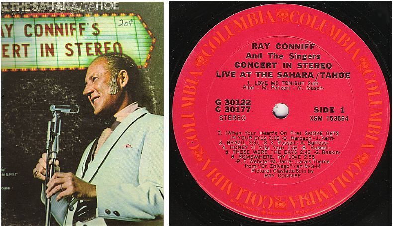 Conniff, Ray / Concert In Stereo - Liva at the Sahara - Tahoe (1970) / Columbia G-30122 (Album, 12" Vinyl) / 2 LP Set