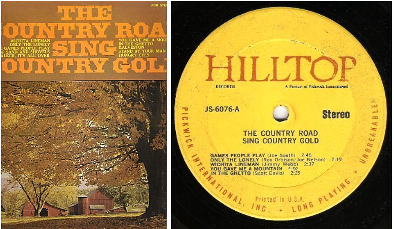 Country Road / The Country Road Sing Country Gold (1969) / Hilltop JS-6076 (Album, 12" Vinyl)