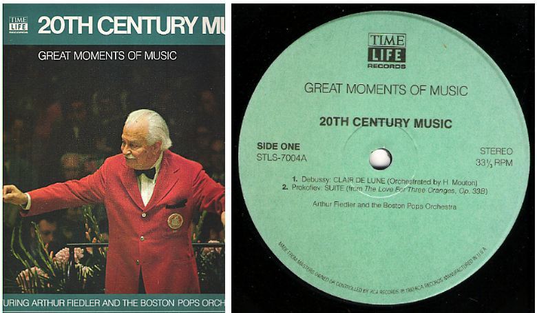 Fiedler, Arthur (+ The Boston Pops) / Great Moments of Music - 20th Century Music (1980) / Time-Life STLS-7004 (Album, 12" Vinyl)