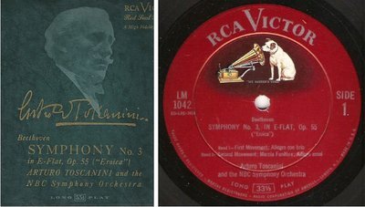 Toscanini, Arturo / Beethoven: Symphony No. 3, In E-Flat, Op. 55 (&quot;Eroica&quot;) (1950) / RCA Victor (Red Seal) LPM-1042