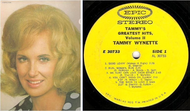 Wynette, Tammy / Tammy&#39;s Greatest Hits, Volume II (1971) / Epic E-30733