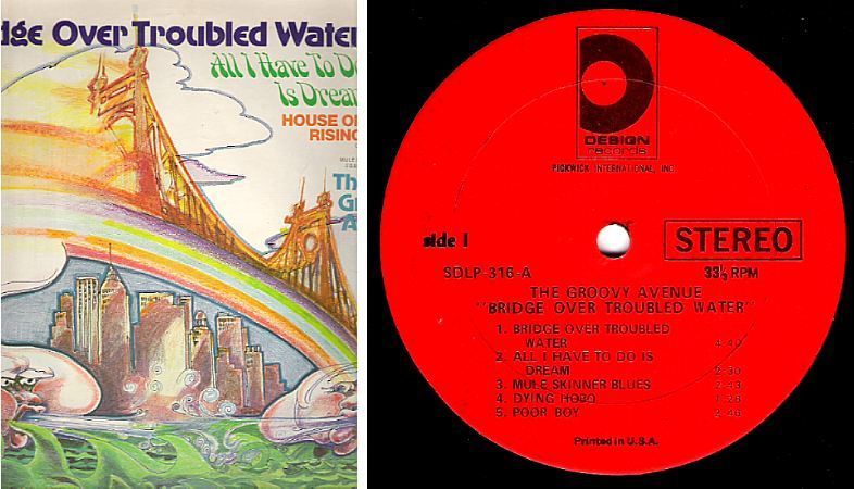 Groovy Avenue, The / Bridge Over Troubled Water (1969) / Design SDLP-316 (Album, 12" Vinyl)