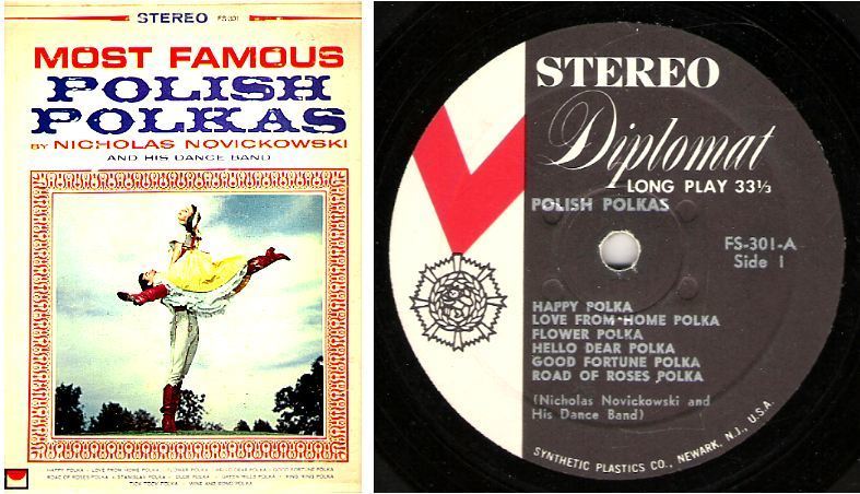 Novickowski, Nicholas / Most Famous Polish Polkas (1967) / Diplomat FS-301