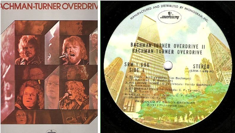 Bachman-Turner Overdrive / Bachman-Turner Overdrive II (1973) / Mercury SRM-1-696 (Album, 12" Vinyl)