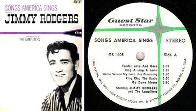 Rodgers, Jimmie (+ The Lampliters) / Songs America Sings (1962) / Guest Star GS-1405