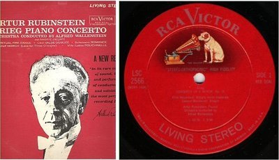 Rubinstein, Artur / Grieg&#39;s Piano Concerto in A Minor (1962) / RCA Victor (Red Seal) LSC-2566