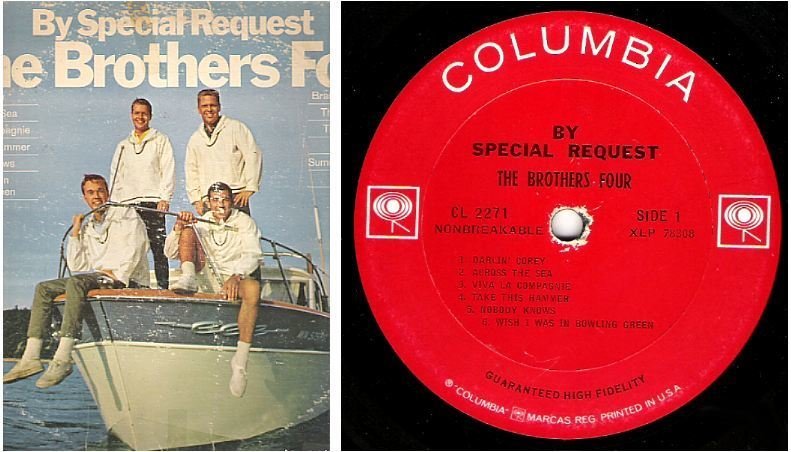 Brothers Four, The / By Special Request (1965) / Columbia CL-2271 (Album, 12" Vinyl)