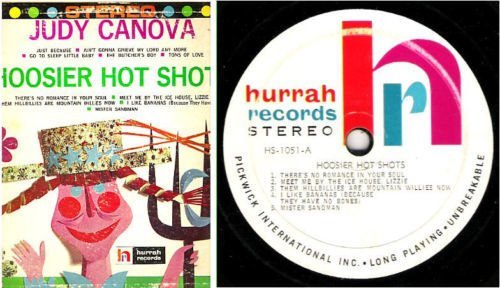Canova, Judy / The Hoosier Hot Shots - Judy Canova (1962) / Hurrah HS-1051 (Album, 12" Vinyl)