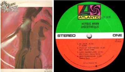 Mann, Herbie / Discotheque (1975) / Atlantic SD-1670