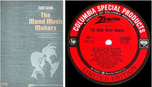 Various Artists / Zenith Salutes The Mood Music Makers (1965) / Columbia Special Products CSS-522