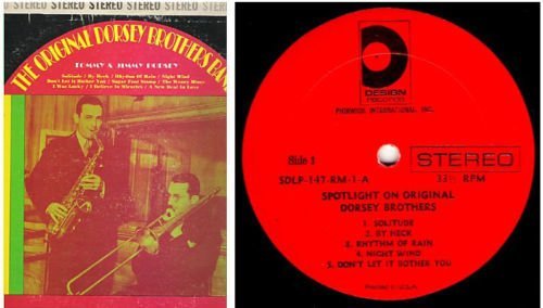 Dorsey, Tommy + Jimmy / Spotlight On Original Dorsey Brothers (1962) / Design SDLP-147-RM (Album, 12" Vinyl)